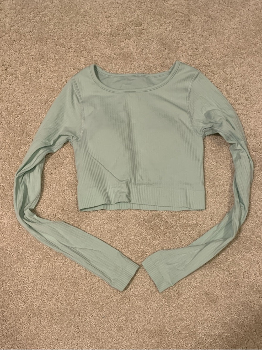 Lululemon Ebb to Street Long Sleeve Delicate Mint